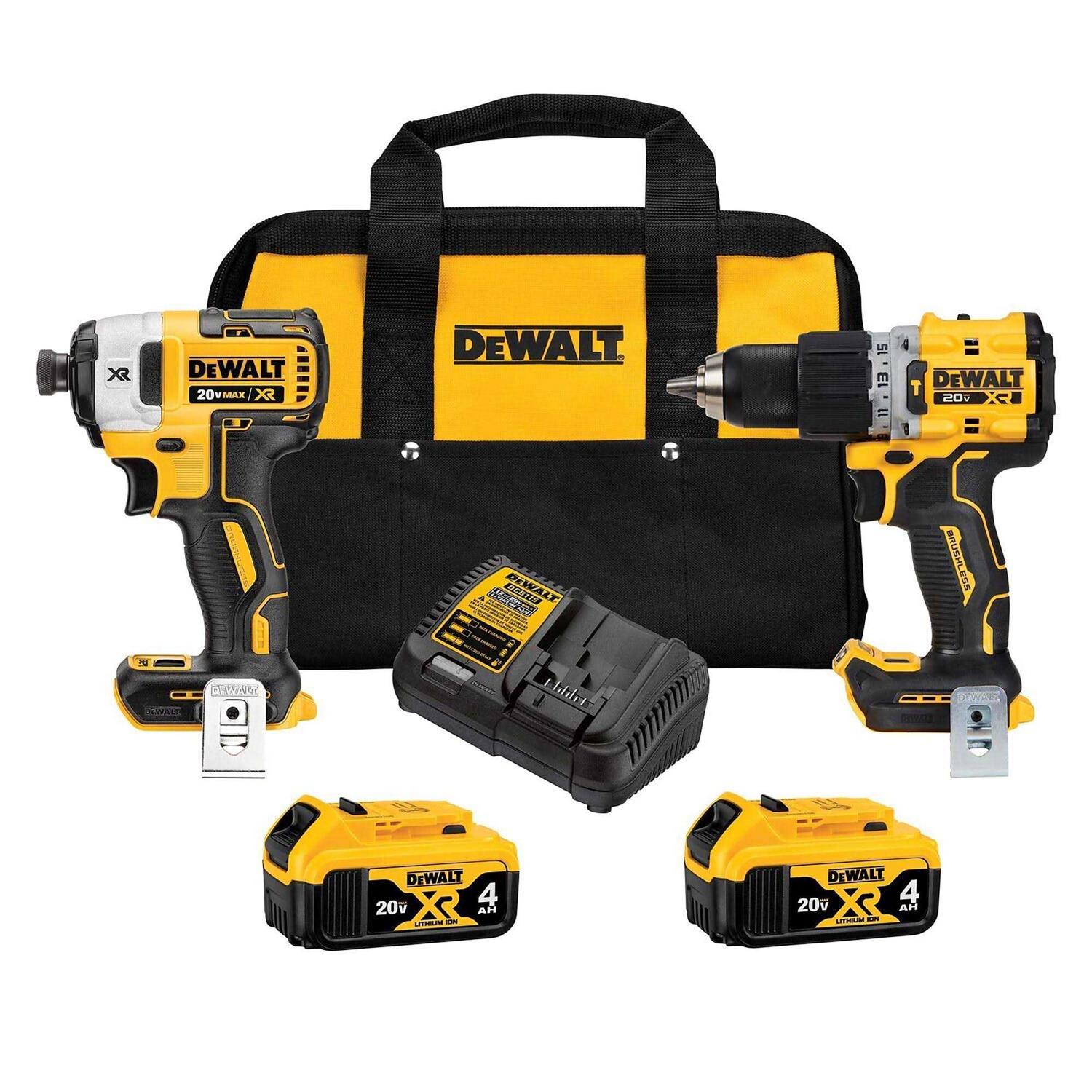DEWALT 20V MAX XR Brushless 2 Tool Combo Kit DCK249M2 - Shop Hardware Tools Online Store