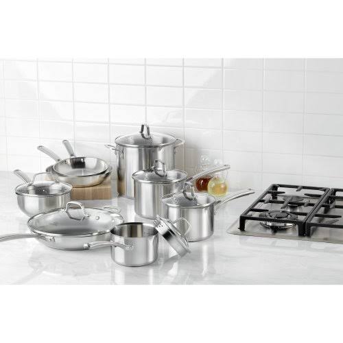 Calphalon Classic Stainless Steel 14-Piece Cookware Set