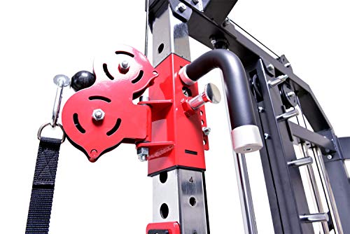 MiM USA Hercules EX Commercial All in One Gym Machine w/400 lb Weight Stack Jammer Arms Adj Bench Leg Press Leg Extension Arm Curl LAT Seat Complete