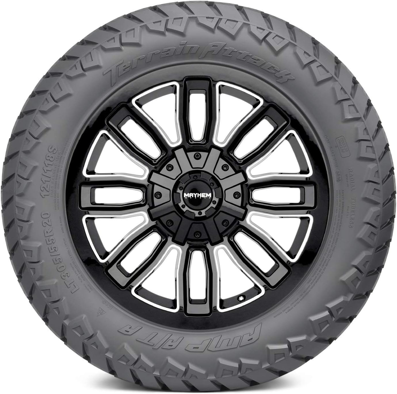265/50R20 AMP Terrain Attack A/T A 121/118S E/10 Ply Tire