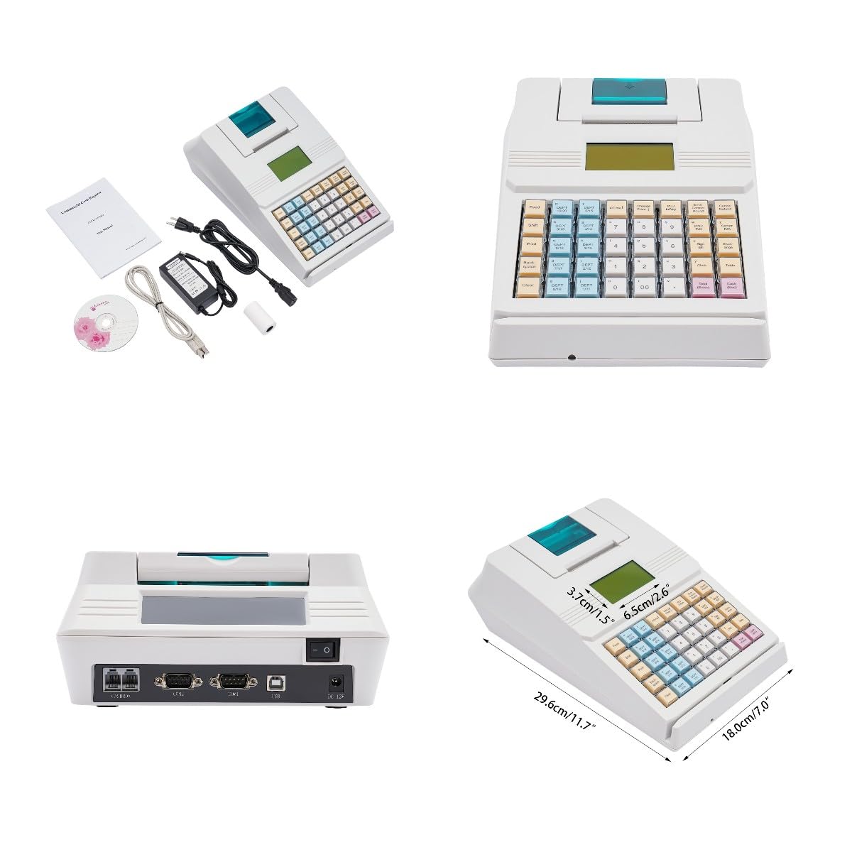 Cash Register,Electronic POS Syetem Cash Register,Thermal Cash Register,LED Cashier Register