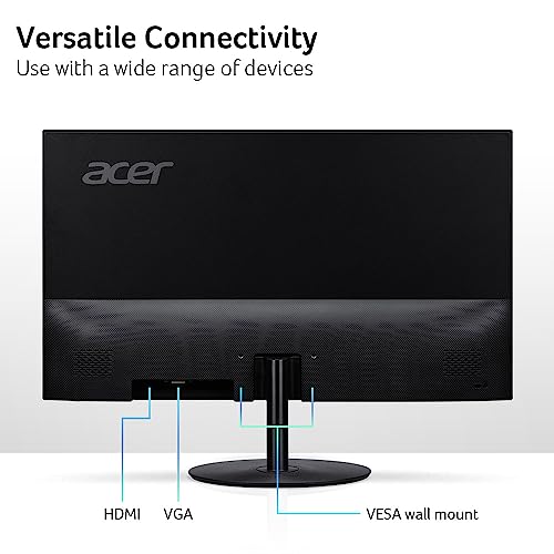 Acer SB273 G0bi 27" IPS Full HD (1920 x 1080) Ultra-Thin Zero-Frame Gaming Office Monitor | Adaptive-Sync Support (FreeSync Compatible) | Up to 120Hz