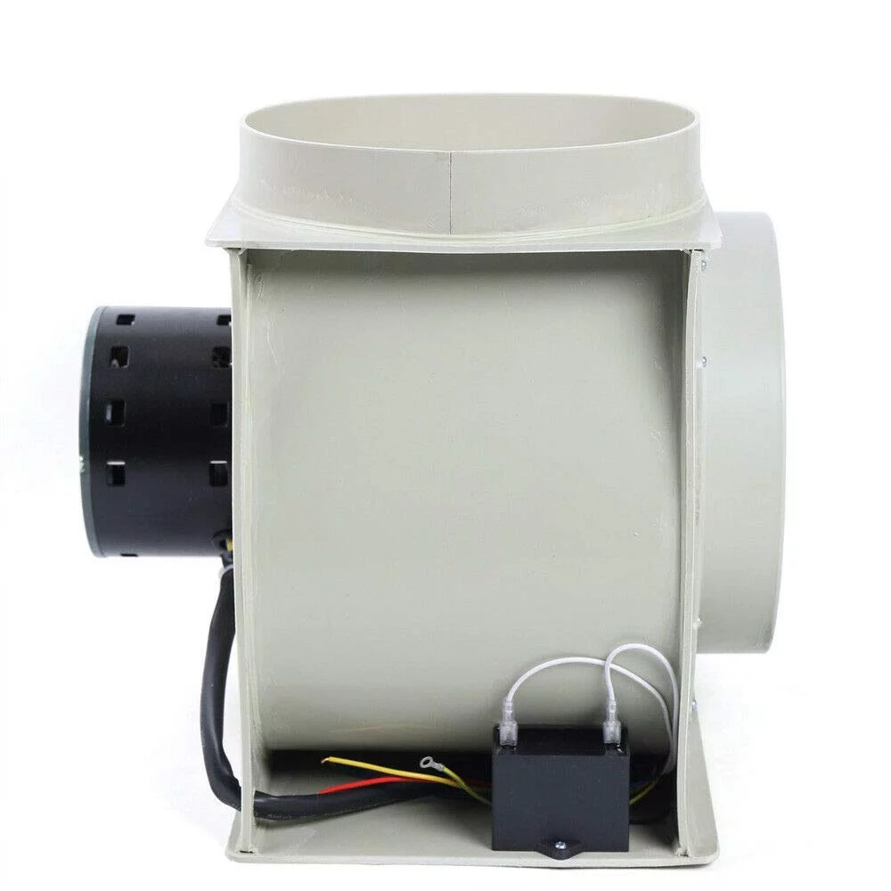 FETCOI Centrifugal Extractor Blower Fan, PP250 Low Noise Laboratory Ventilation Blower Fan Fume Hood 2300m3 / h