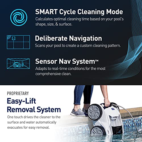 Polaris VRX iQ+ Smart Robotic Pool Cleaner with iAquaLink Control, Extra Long 70' Cable w/Tangle reducing Swivel