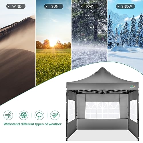 COBIZI 13x26 Pop Up Tent 13x26 Canopy with Sidewalls Heavy Duty Canopy Party Tent for Parties