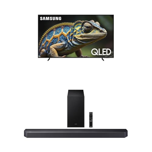 Samsung 43-Inch Class QLED 4K Q60D Series Quantum HDR Smart TV w/Object Tracking Sound Lite, Motion Xcelerator, Slim Design, Gaming Hub