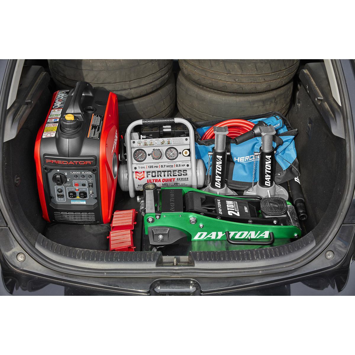 DAYTONA 2 Ton Professional Racing Series Aluminum Floor Jack with RAPID PUMP