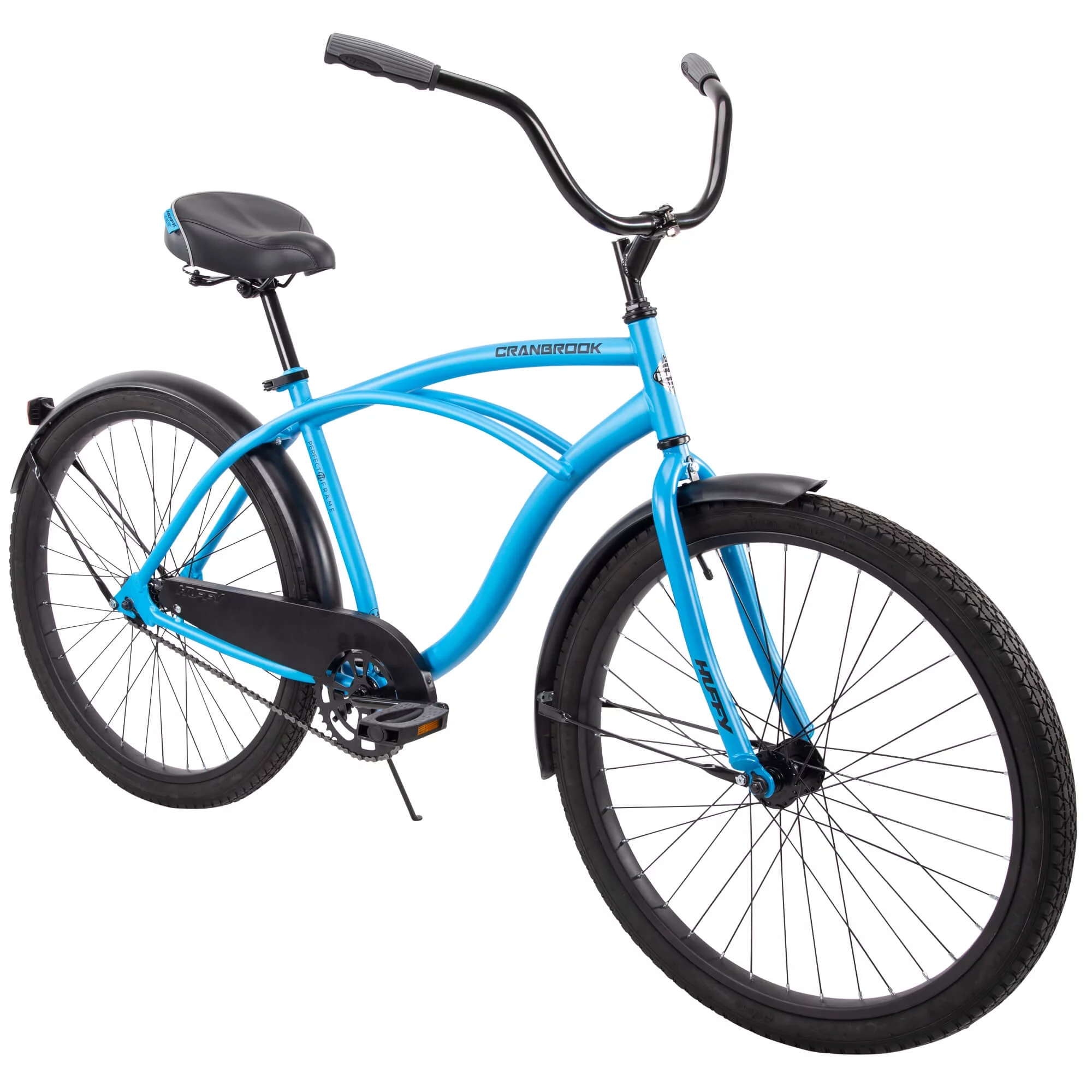Huffy 26 Cranbrook Men's Comfort Cruiser Bike, Ages 13 Years,  Matte Blue