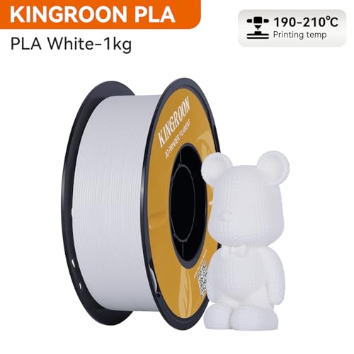 Kingroon PLA 3D Printer Filament, 12Rolls, Dimensional Accuracy +/- 0.03 mm, 12kg Spool(26.4lbs)