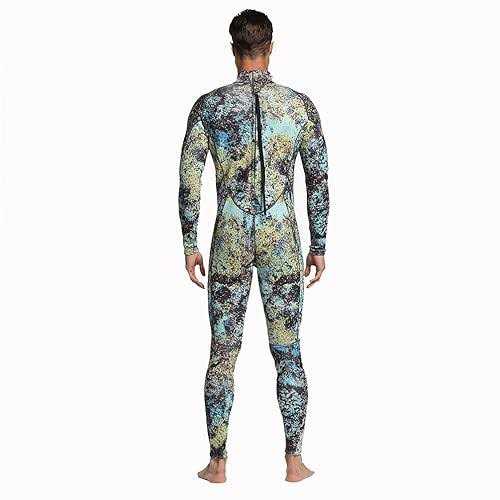 Dyung Tec Wetsuits Mens 3mm Camo Neoprene Scuba Diving Unisex One Piece Sport Skin Spearfishing Full Suit - Sports Supplies Online Store