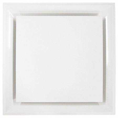 American Louver STR-PQ-14W Stratus Plastic Plaque Diffuser - Shop Hardware Tools Online Store