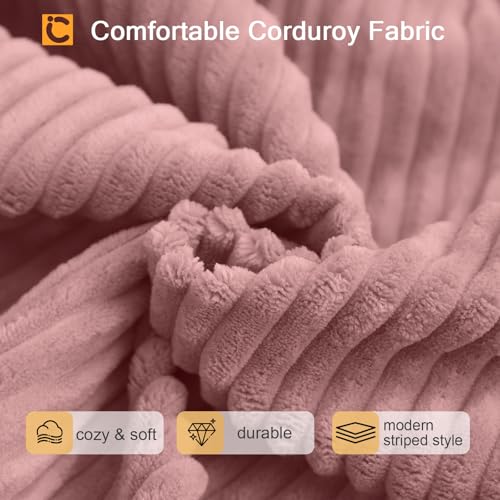 COMAX Folding Sofa Bed, Convertible Chair Bed Corduroy 3-in-1 Foldable Floor Couch with High-Density Foam, Futon Sofa Sleeper Mattress