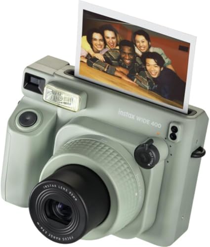 Fujifilm Instax Wide 400 Instant Camera (Sage Green) + INSTAX Wide Film (20 Exposures) + Shutter Accessories Bundle &ndash; Carrying Case