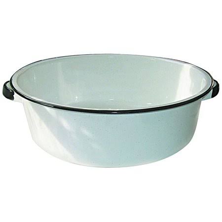Cinsa USA F6416-4 Granite Ware 15 Quart Dish Pan with Handles White (Case of 4), Size: One Size