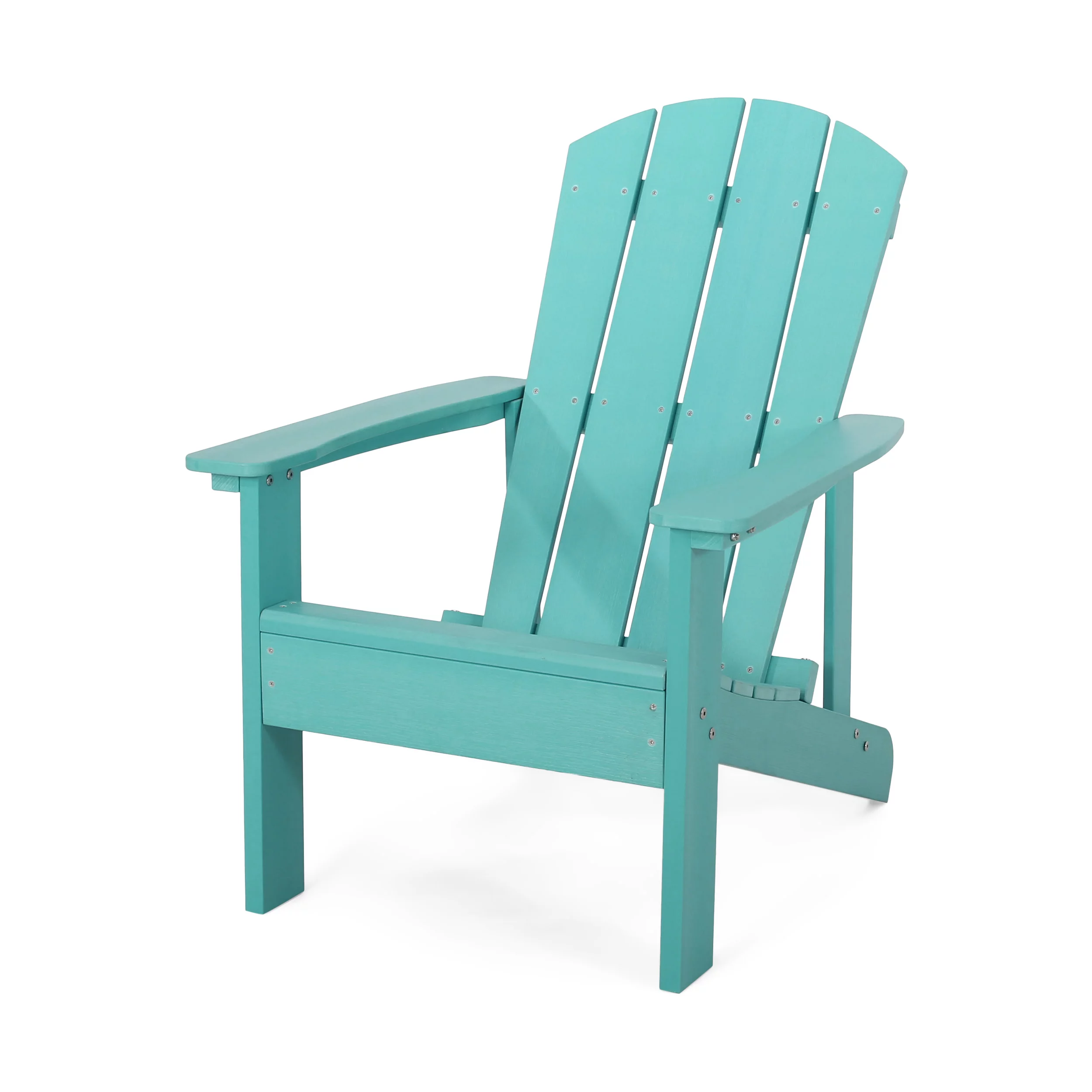 Giulietta Faux Wood Outdoor Adirondack Chair, Teal