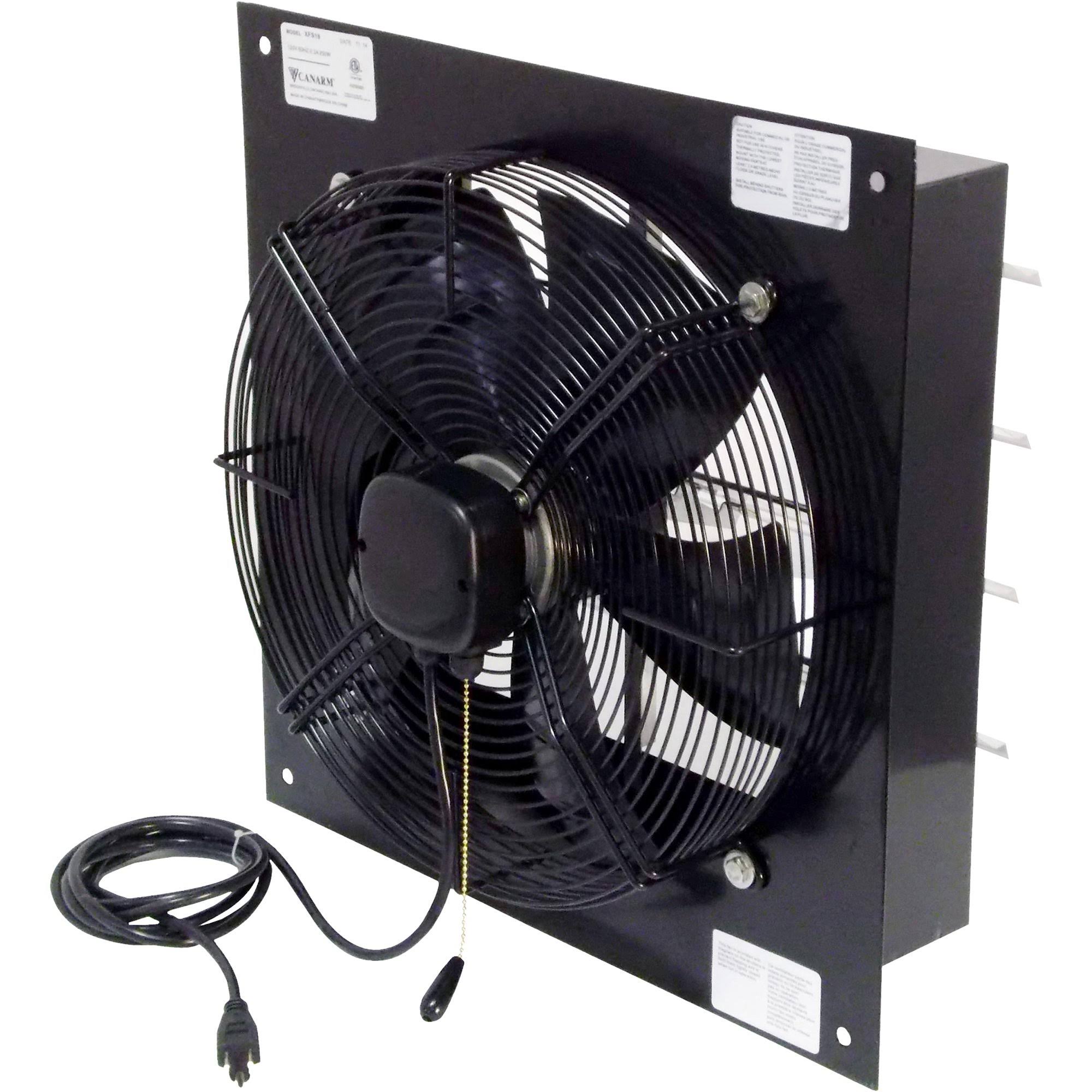 Shutter Mount Exhaust Fan, Canarm, XFS12