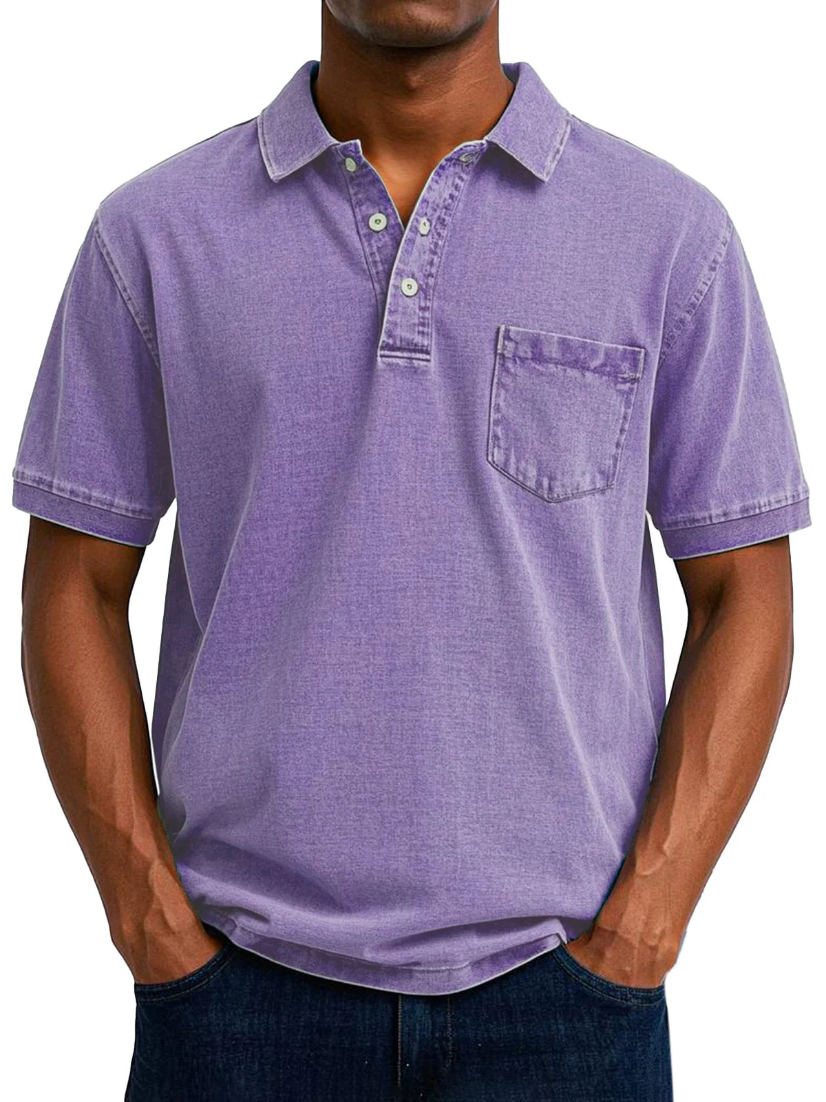 Maxime | Stylish Denim Polo Shirt for Men