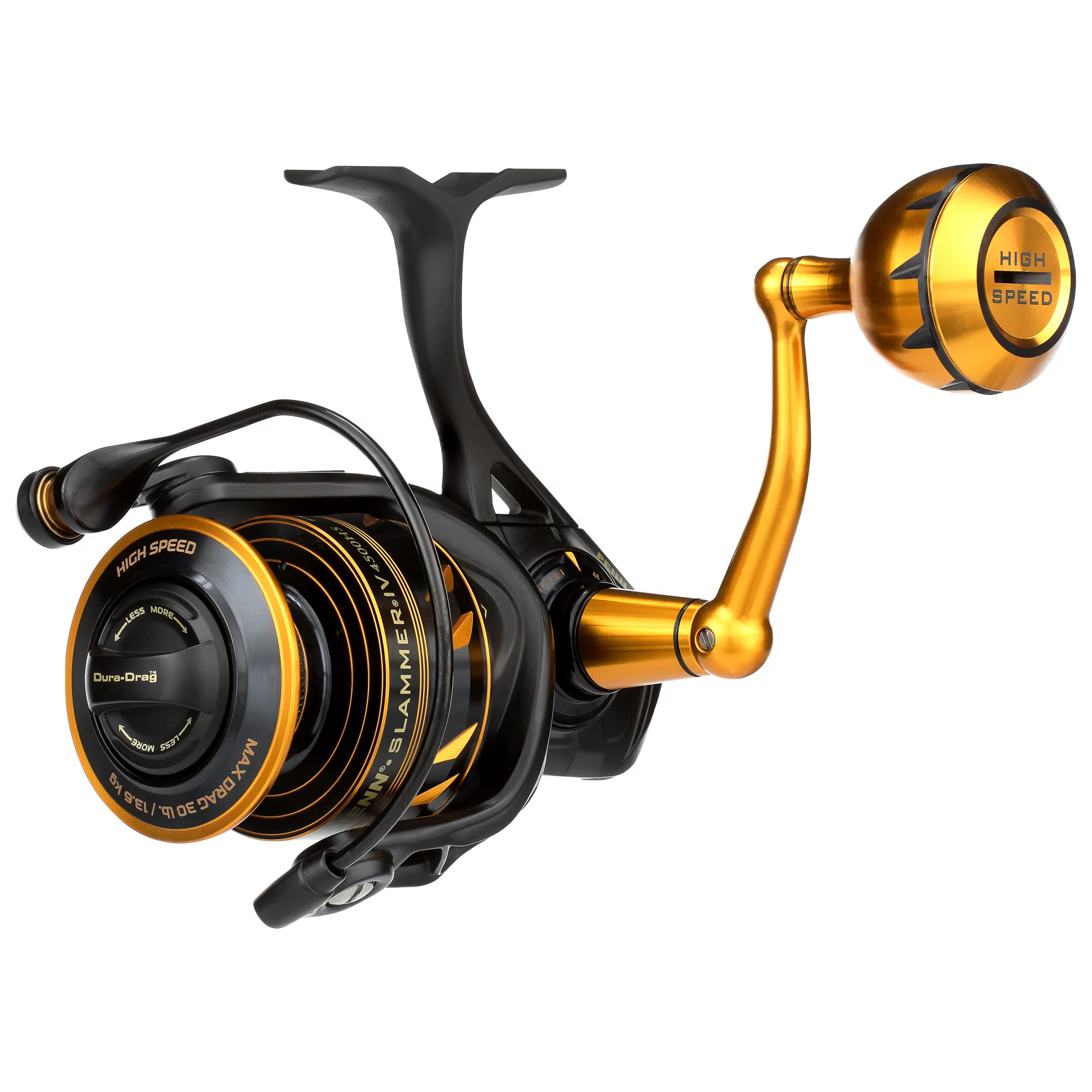 PENN Slammer IV Spinning Reel, Size 4500, 7.0:1 Gear Ratio