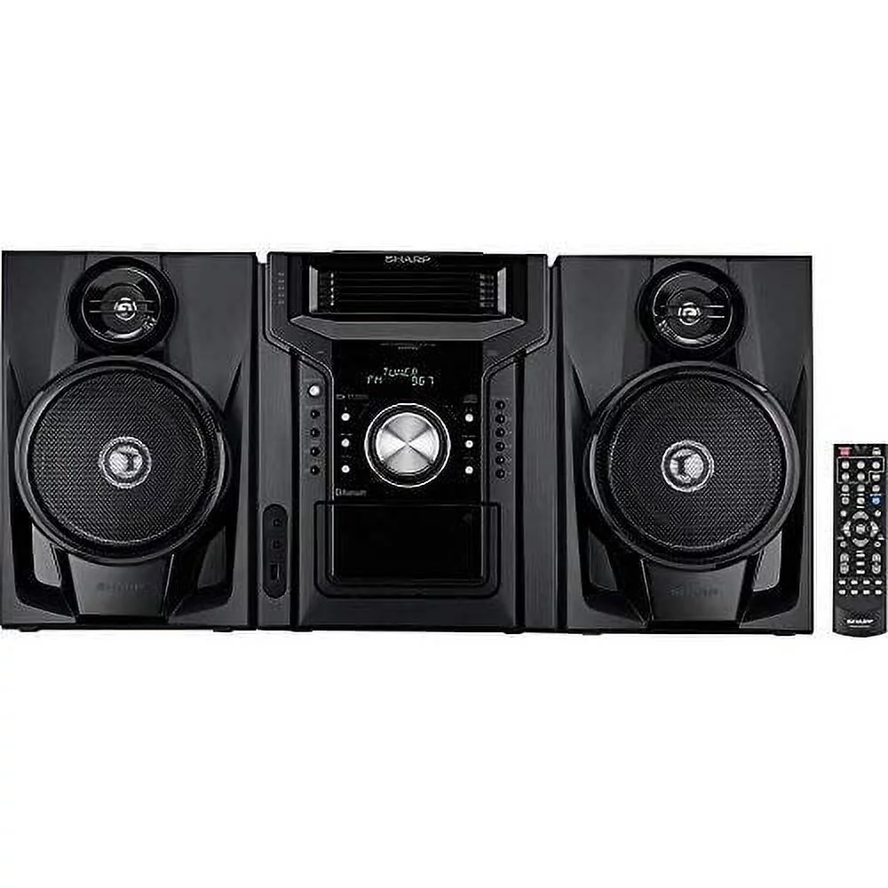 Sharp CD-BH950 240W 5-Disc Mini Shelf Speaker System with Cassette