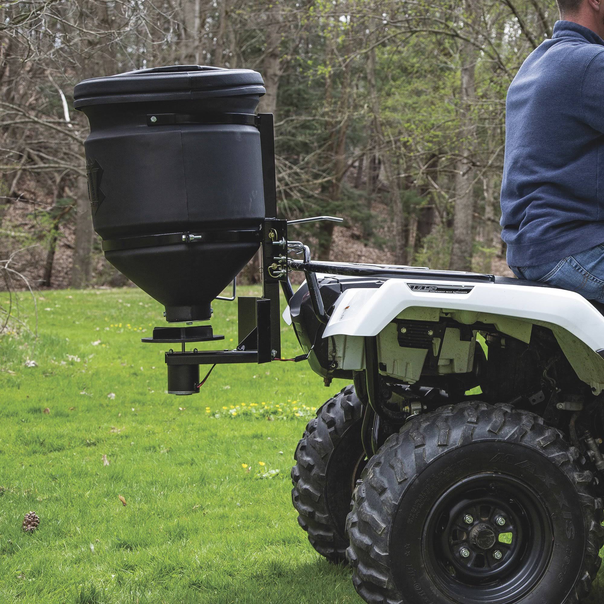 Buyers ATVS15A 15-Gallon ATV Broadcast Spreader with Rain Cover