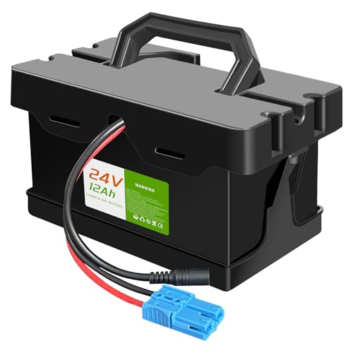 24V 12Ah Lithium Battery Replace Lead-Acid Battery 12FM7, for Dynacraft Realtree 24V UTVs Ride-On Cars & Toys - Lightweight & Long-Lasting