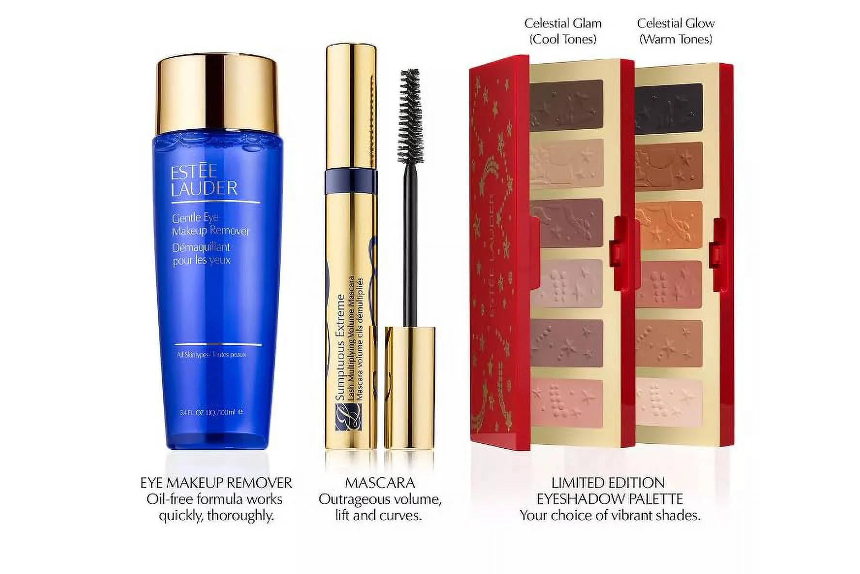 Estee Lauder 2023 Holiday Beauty Blockbuster 11Pcs ($615 Value), Celestial Glow, Warm Tone