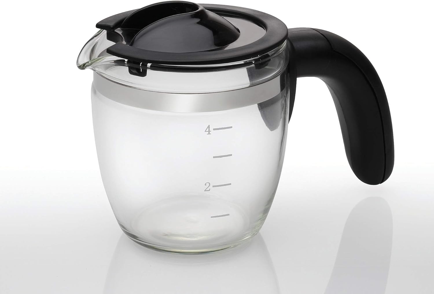 Capresso Steam PRO Espresso and Cappuccino Machine, 4-Cup, Stainless Steel/Black