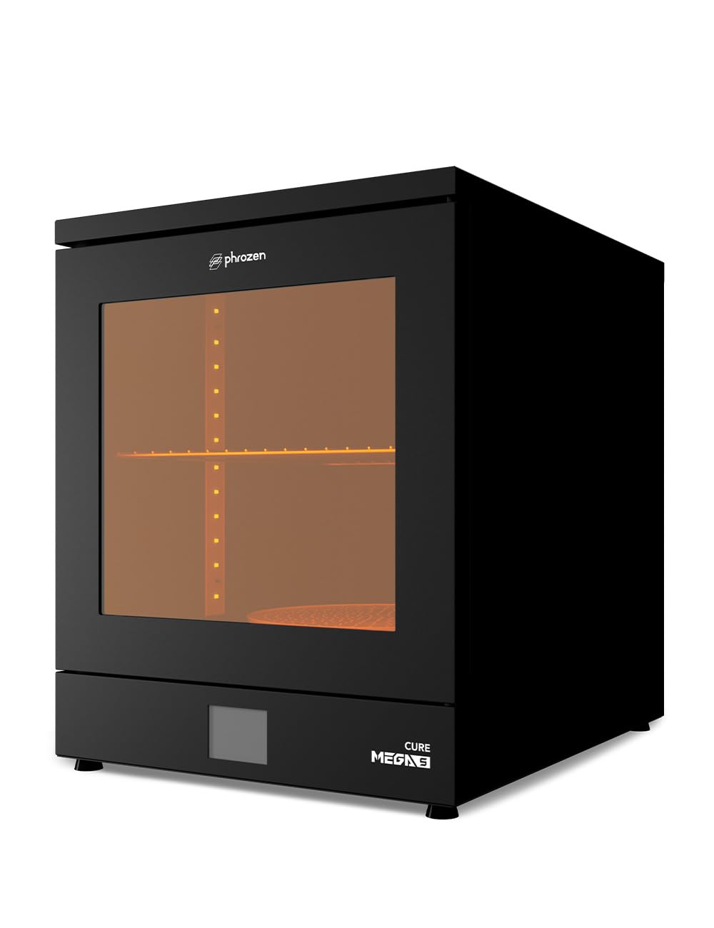 phrozen Cure Mega S 3D Printer Resin Curing Station, UV Light Post Lamp, DIY Curing Enclosure 360 Degree Transparent Turntable for LCD/DLP/SLA