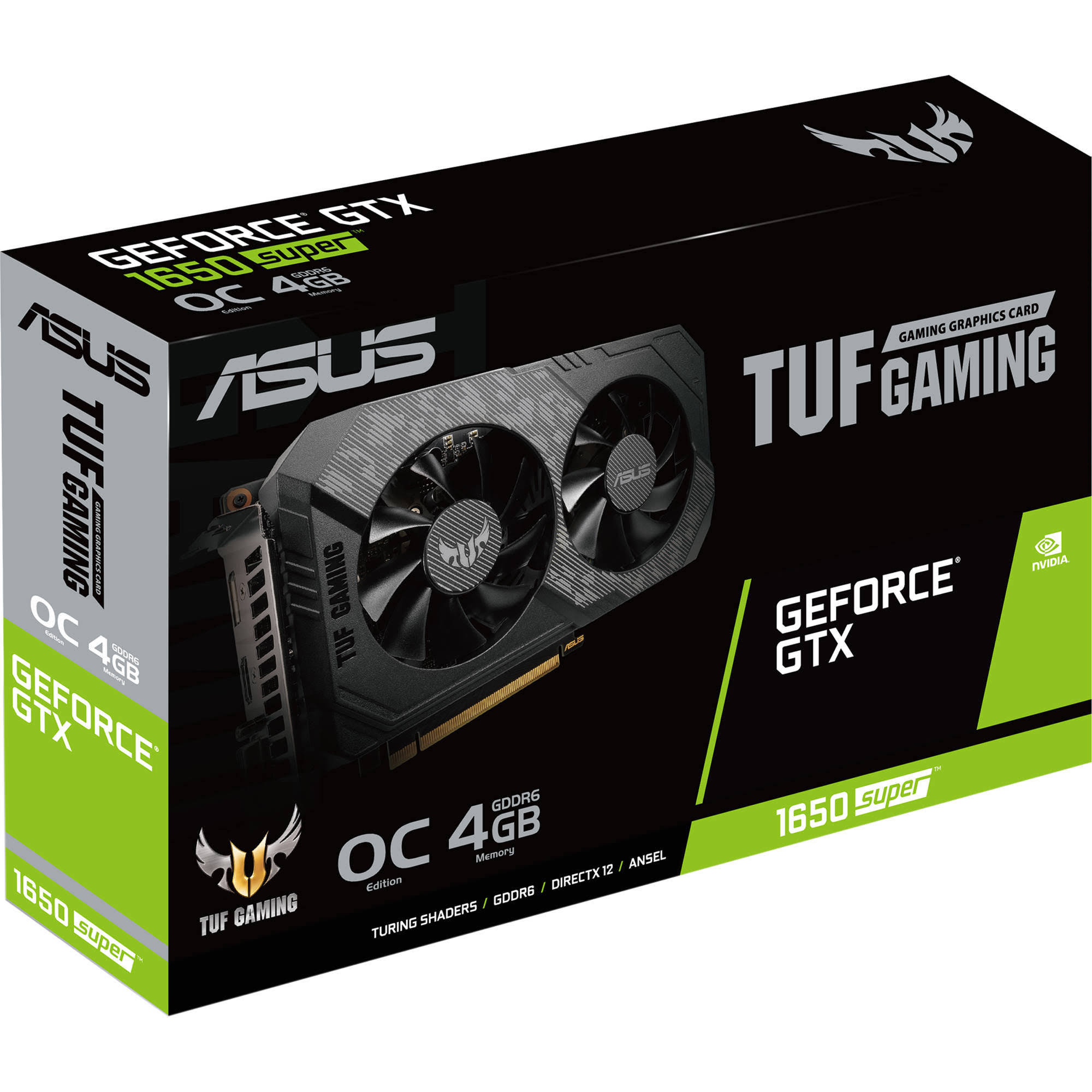 Asus Video Card Tuf-gtx1650s-o4g-gaming GeForce GTX 1650 Super OC 4GB