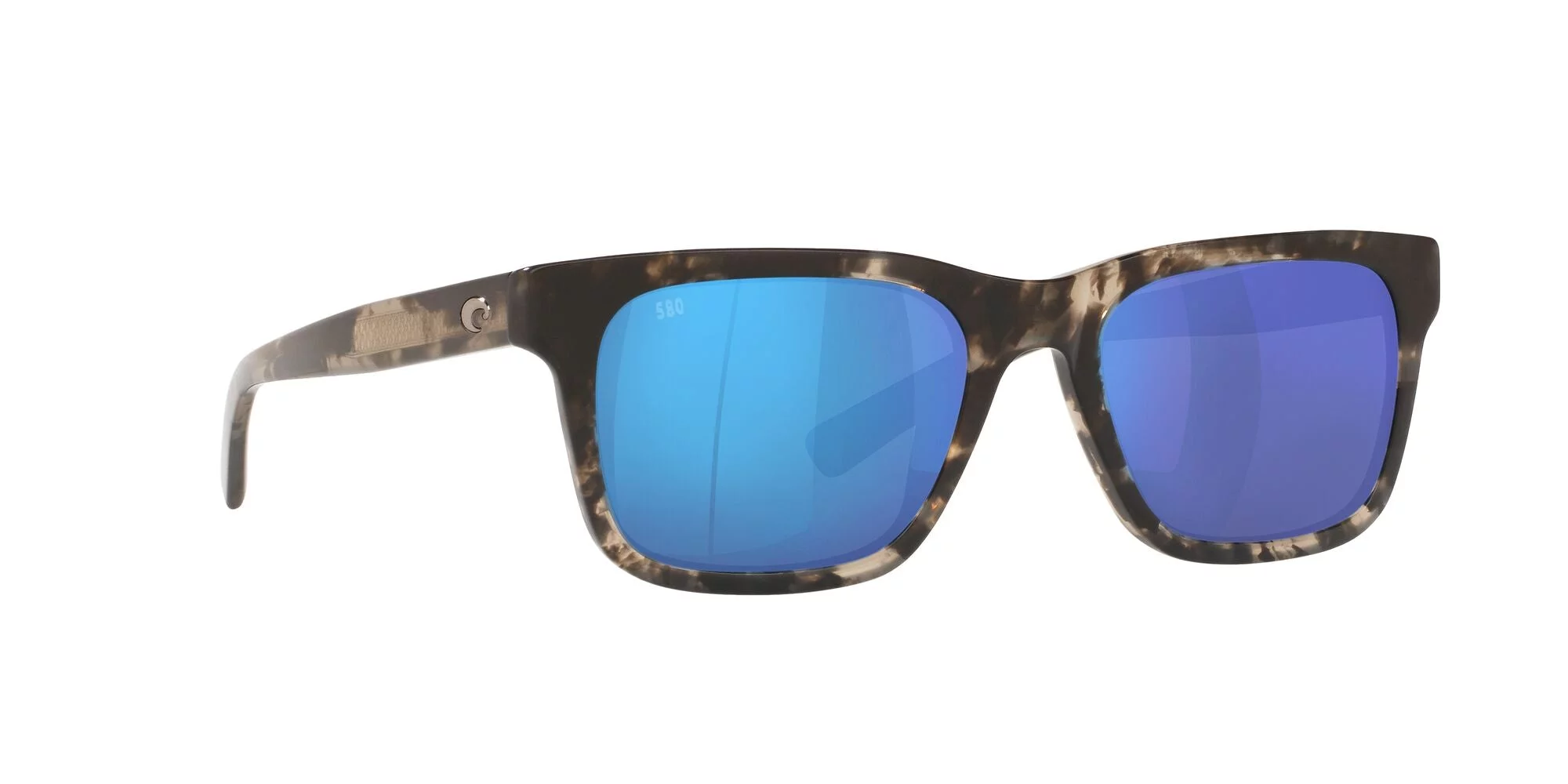 Costa Del Mar Tybee Polarized Blue Mirror 580G Square Sunglasses TYB 282 OBMGLP