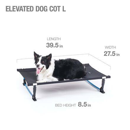 Helinox - Elevated Dog Cot - Black - L