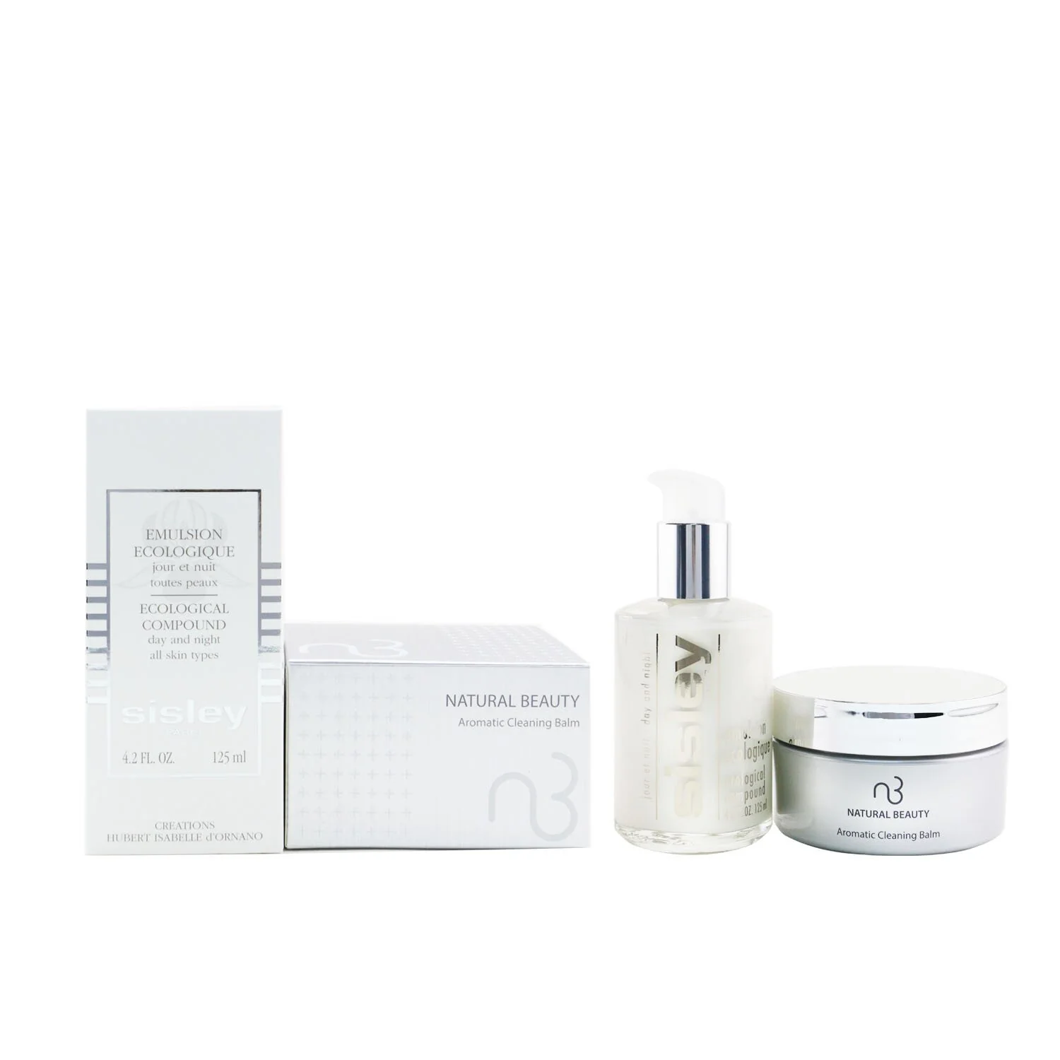 Sisley Ecological Compound (With Pump) 125ml (Free: Natural Beauty Aromatic Cleaning Balm 125g)  2pcs