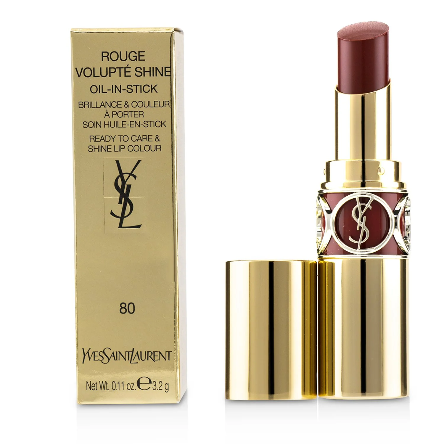Yves Saint Laurent Rouge Volupte Shine - # 129 Carmine Retro 3.2g/0.11oz