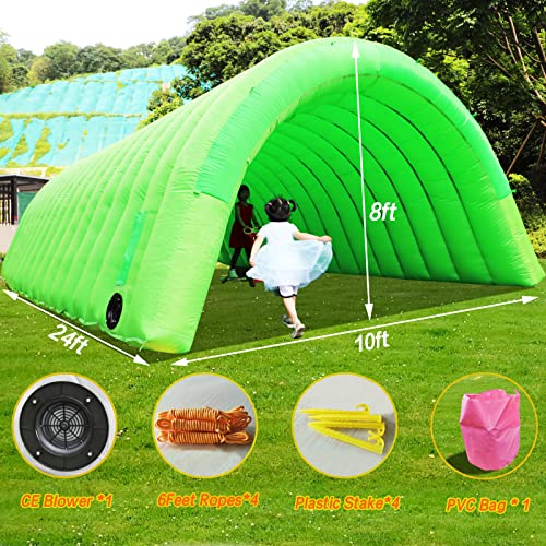 Inflatable Tunnel Sports Tunnel Entrance with Blower Football Tunnel Tent Entryway for Business Advertise Party Exhibition Promotion Street,Shop