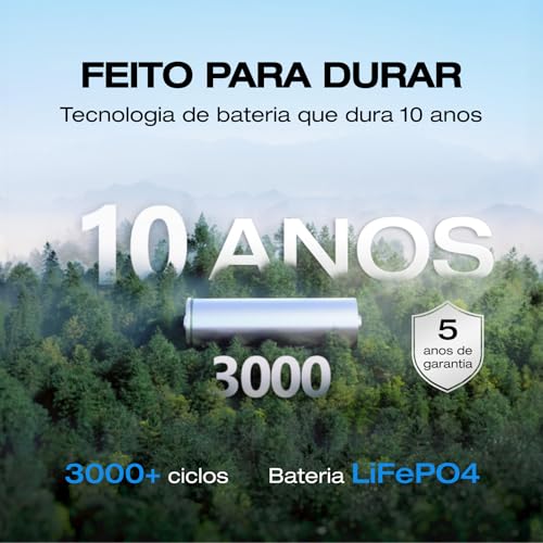 EF ECOFLOW Portable Power Station RIVER 2, 256Wh LiFePO4 Battery/ 1 Hour Fast Charging, 2 Up to 600W AC Outlets