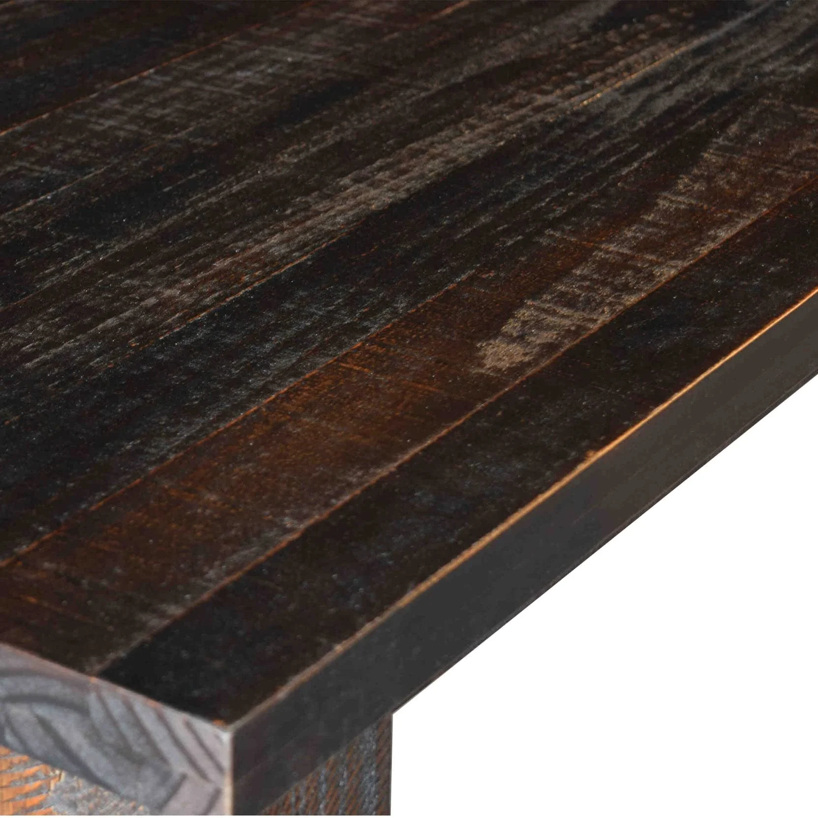 Grain Wood Furniture Valerie Original Solid Wood 63" Dining Table, Barnwood - Curated Treasures Market
