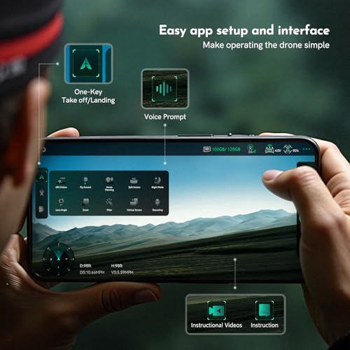 G11MINI SE Drones with Camera for Adults 4k/25fps or 2.7k/50fps Video, Drone 7000FT Transmission, Beginner Friendly