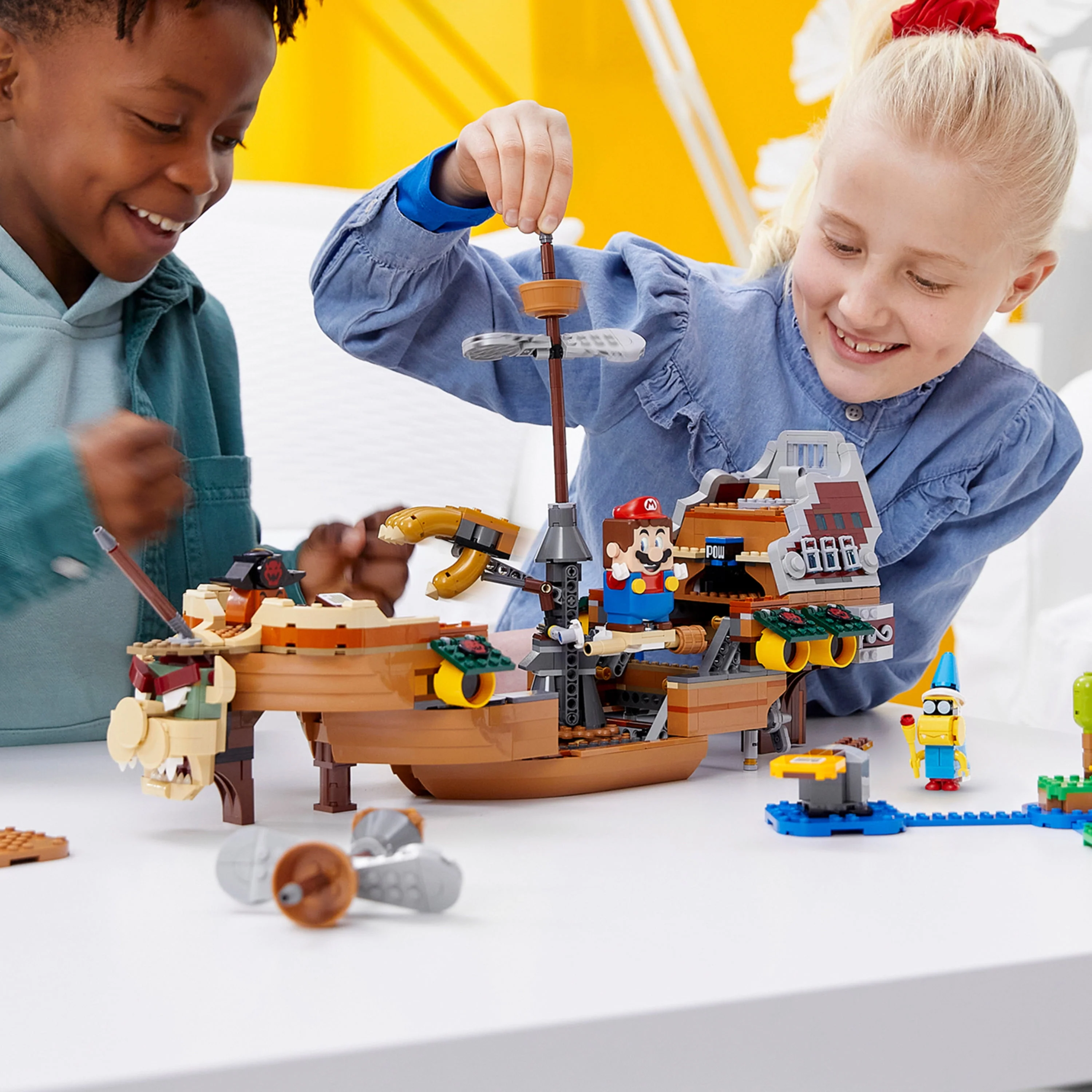 LEGO Super Mario Bowser's Airship Expansion Set 71391 Building Toy for Kids (1,152 Pieces)