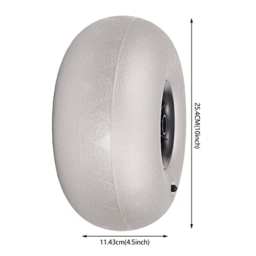 2 Pcs Kayak Beach Balloon Wheels 10" Universal eplacement Sand Tires Sand Wheels Beach Wheels for Kayak Canoe SUP Paddle Board