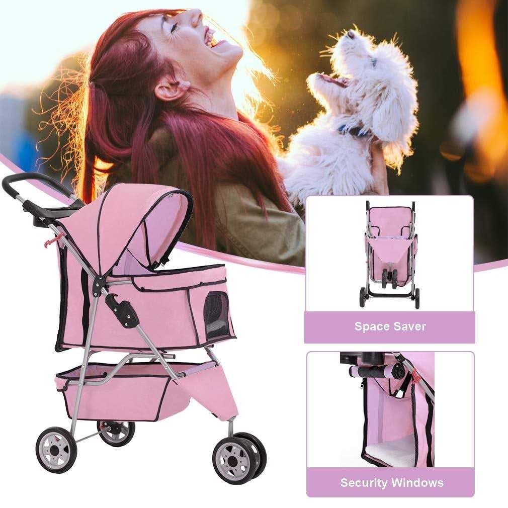 BestPet 3 Wheel Pet Stroller - Pet Supplies online store