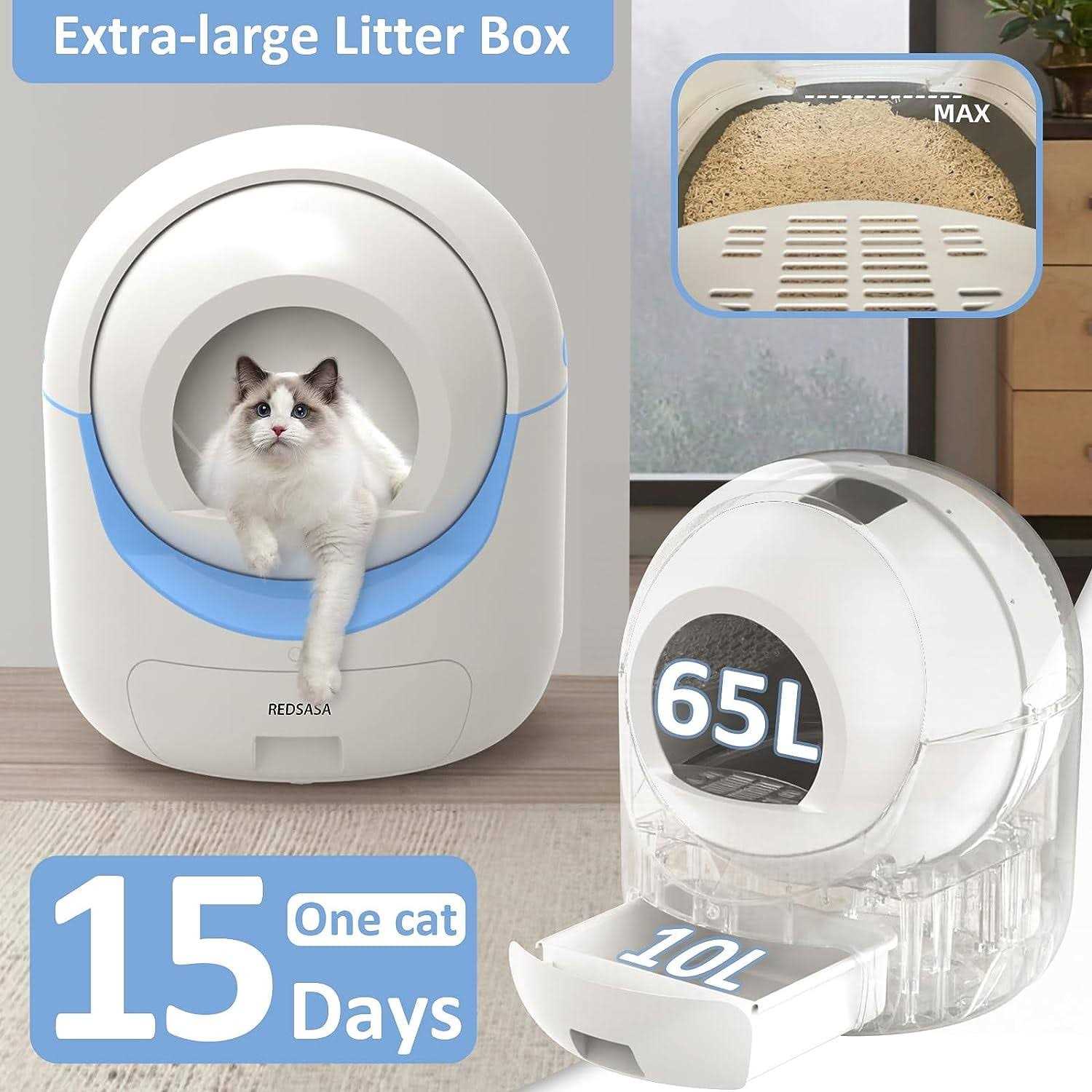 REDSASA Self Cleaning Cat Litter Box Automatic Wifi APP Control - Pet Supplies online store