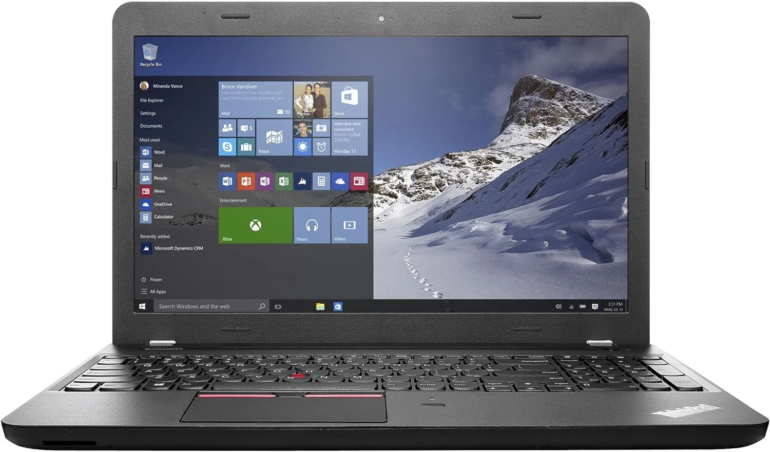 Lenovo ThinkPad E560 Core i5-6200U- 8GB-500GB SATA HDD 2.30GHz 15.5" -Non Touch (Scratches & Dents)