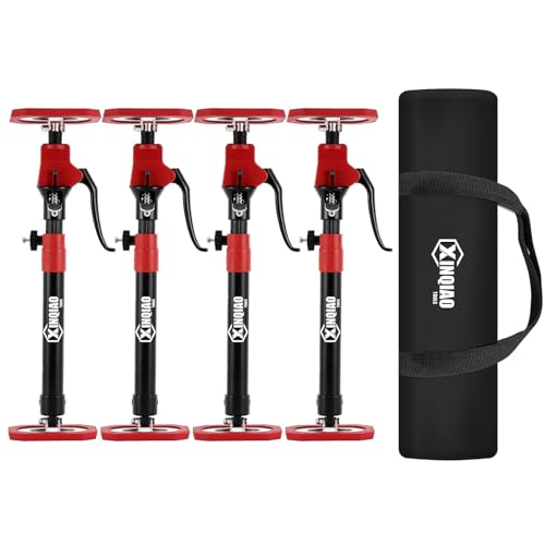 XINQIAO Third Hand Tool 3rd Hand Support System, Premium Steel Support Rod with 154 LB Capacity for Cabinet Jack, Drywall Jack& Cargo Bars
