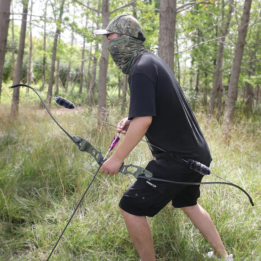 TBOW 62" ILF Archery Recurve Bow 30-60lbs Takedown 19" Riser American Hunting Shoot - Curated Treasures Market