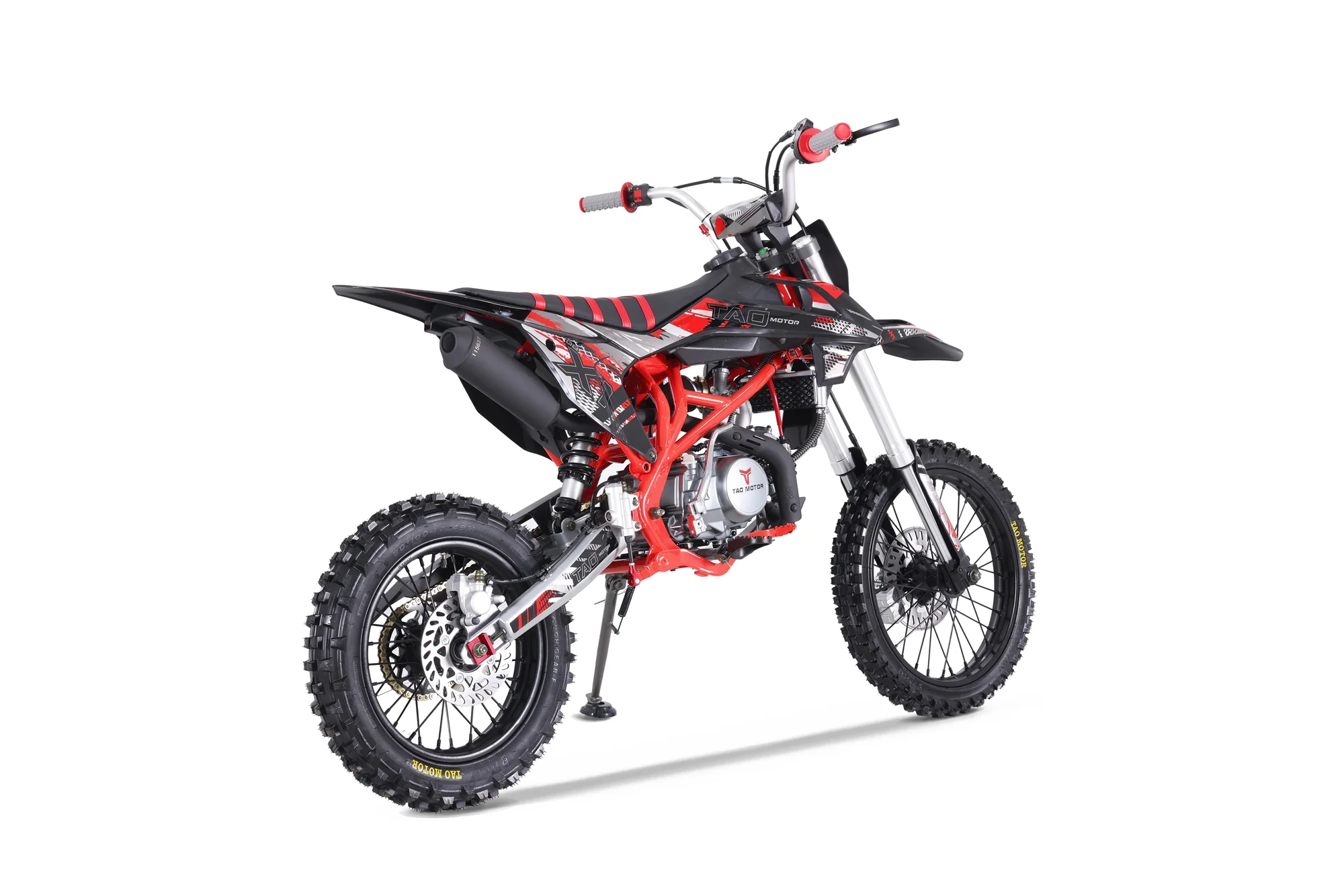 TAO MOTOR 140cc DBX1 Dirt Bike Air Cooled, 4-Stroke Engine Kick Start 17inch Front Wheels 14inch Rear Wheels - Black - Radiant Selections