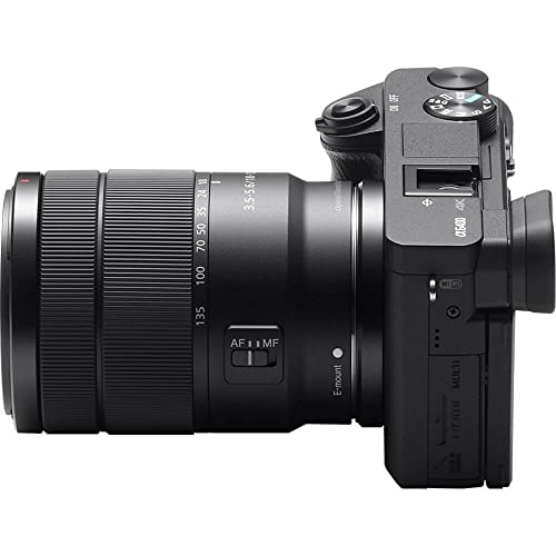 Sony Alpha a6400 Mirrorless Camera: Compact APS-C Interchangeable Lens Digital Camera with Real-Time Eye Auto Focus, 4K Video & Flip Up Touchscreen