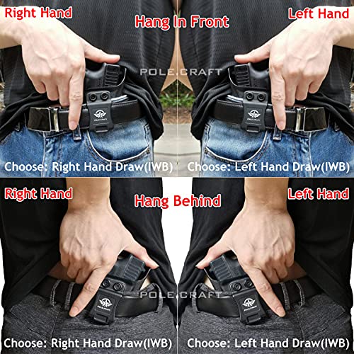 Bodyguard 380 Holster IWB Kydex Holster Custom Fit: Smith & Wesson M&P Bodyguard 380 / Bodyguard 380 with Integrated Laser Pistol
