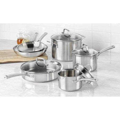 Calphalon Classic Stainless Steel 14-Piece Cookware Set