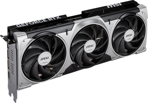 MSI Gaming RTX 5070 Ti 16G Ventus 3X OC Graphics Card (16GB GDDR7, 256-bit, Extreme Performance: 2497 MHz, DisplayPort x 3 2.1a, HDMI 2.1b