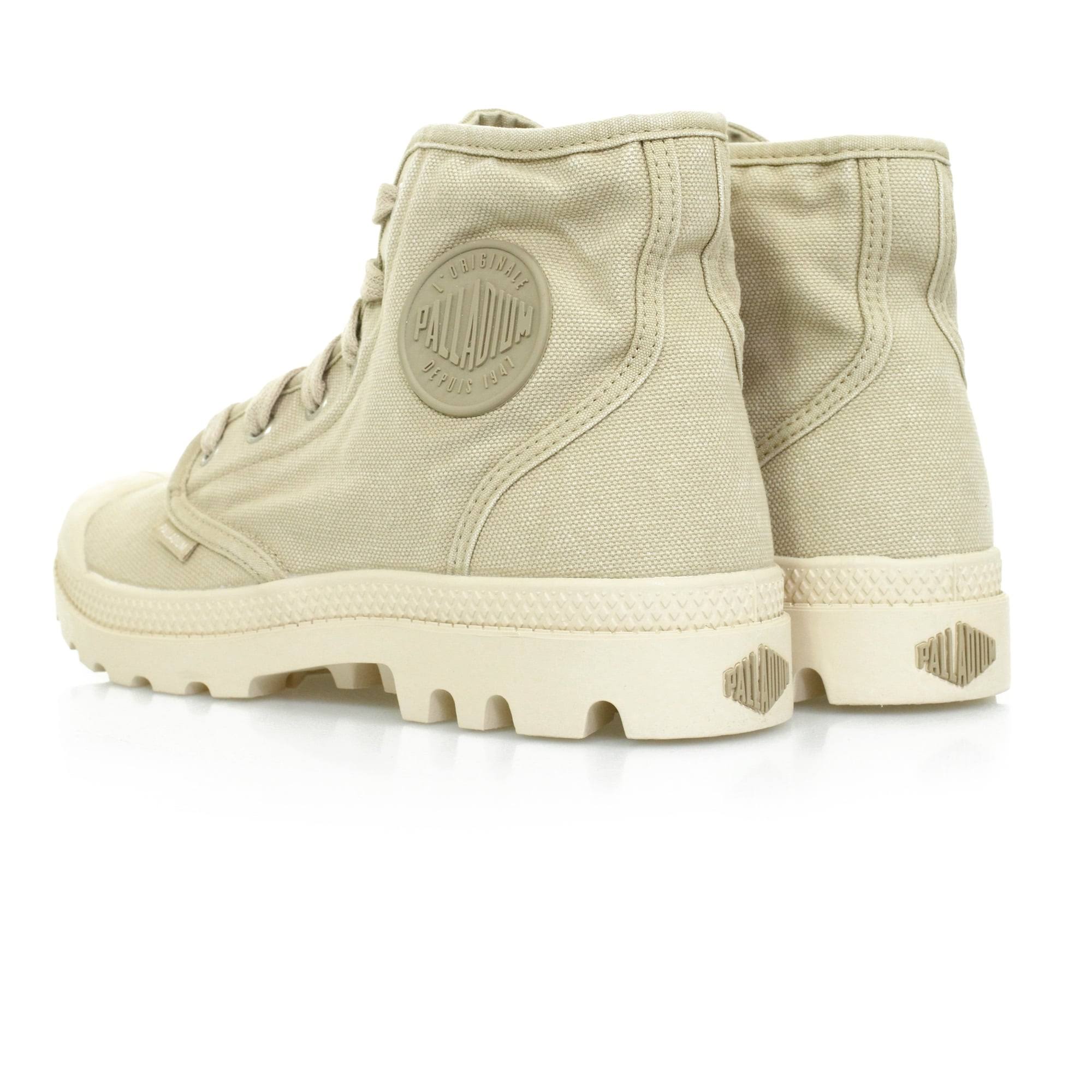 Palladium Men&s Pampa Hi Canvas, Size: 9, Sahara/ecru